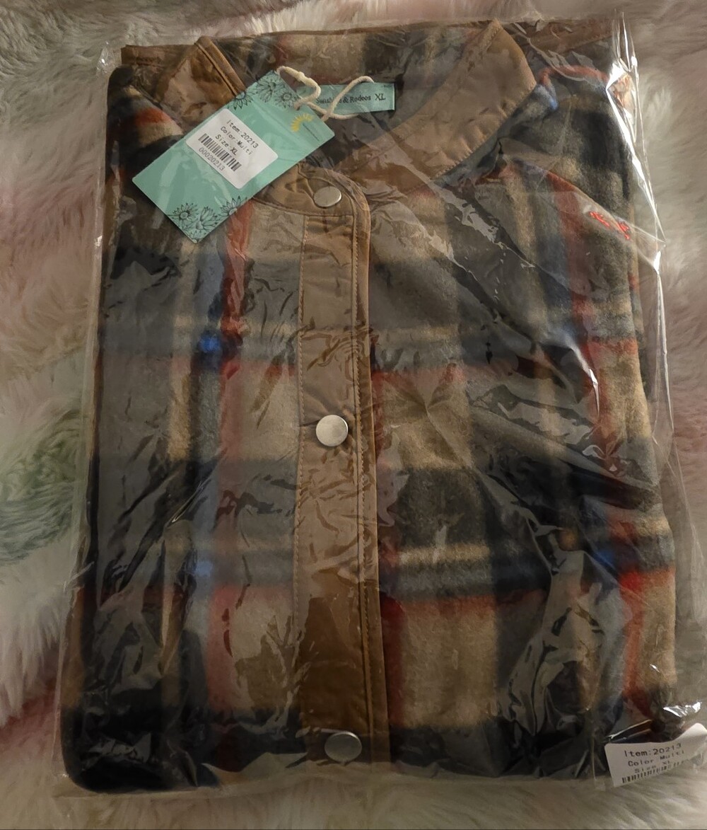 Nwt Soft Fall Plaid Jacket. Multiple Sizes - Picture 9 of 10